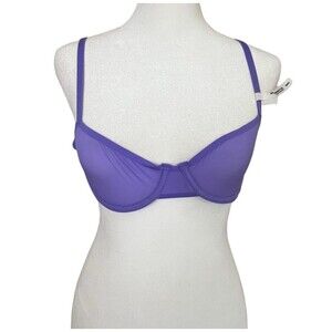 Aerie Smoothez Balconette Bra 32C Purple